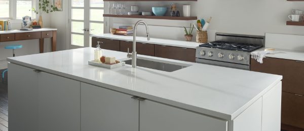 Arctic White Q Surface in Kitchen