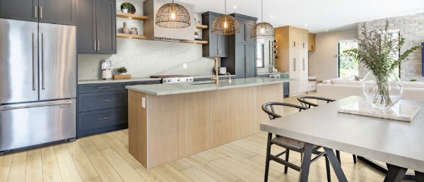 Azurmatt Quartz Countertop in Kitchen