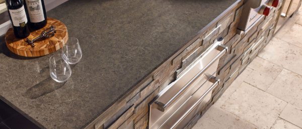 Babylon Gray Quartz Countertop in Kitchen