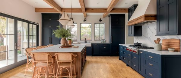 Calacatta Anava Q Surface in Kitchen Island