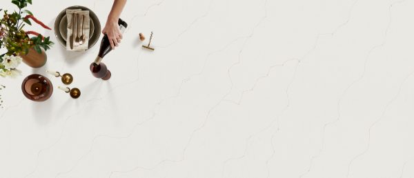 Calacatta Duolina Quartz Countertop Sample