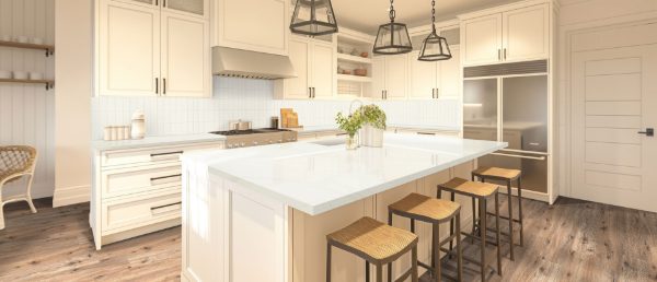Calacatta Elysio Q Surface in Kitchen