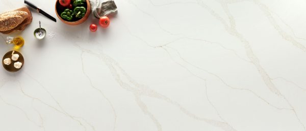 Calacatta Elyisio Q Surface with a Culinary Vignette