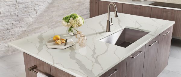 Calacatta Idillio Q Surface in Kitchen