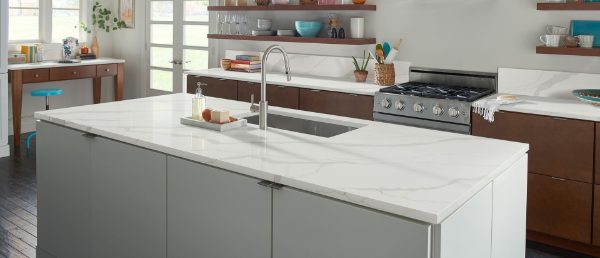 Calacatta Idillio Q Surface in Kitchen