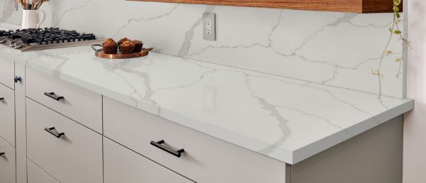 Calacatta Idillio Q Surface kitchen