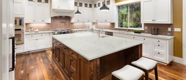 Calacatta Lavasa Quartz Countertop kitchen