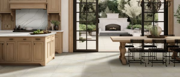 Calacatta Laza Oro Quartz Countertop in Kitchen