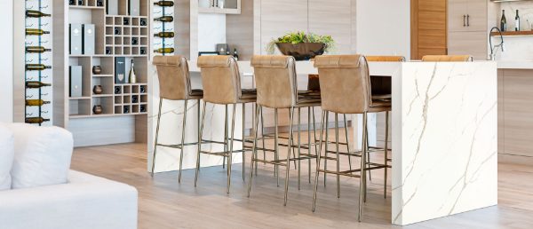 Calacatta Laza Oro Quartz Countertop kitchen