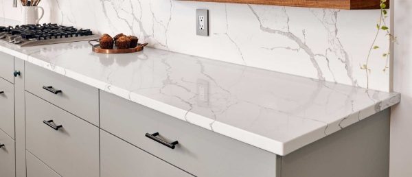 Calacatta Laza Q Surface in Kitchen