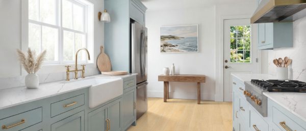 Calacatta Miraggio SeaGlass in a room, photo by MSI