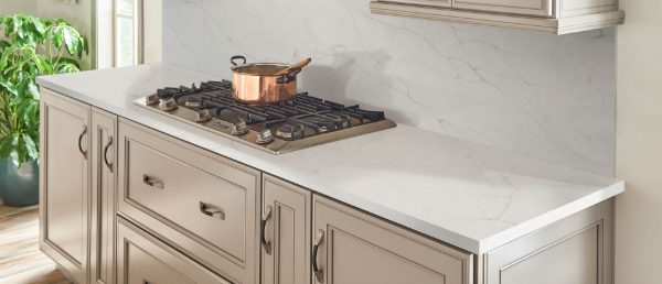 Calacatta Prado Q Surface in Kitchen