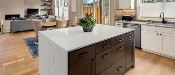 Calacatta Prado Q Surface in Kitchen