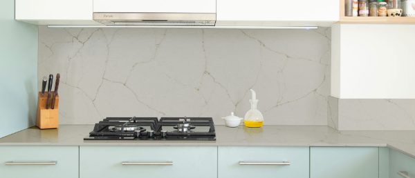 Calacatta Valentin Q Surface in Kitchen