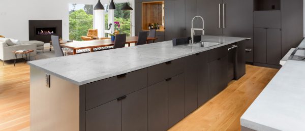 Calacatta Versailles Quartz Countertop in Kitchen