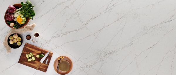 Calacatta Viraldi Quartz Countertop Sample