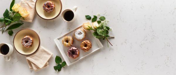 Carrara Breve Quartz Countertop in a Culinary Vignette