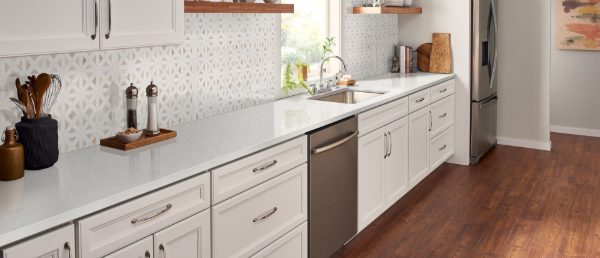 Carrara Miksa Q Surface in Kitchen