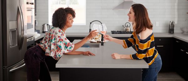 Fossil Gray Matte Quartz Countertop kitchen