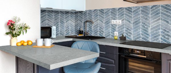 Galant Gray Quartz Countertop in Kitchen