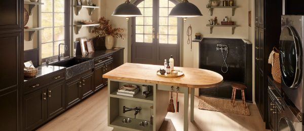 Midnight Corvo Quartz Countertop in Kitchen