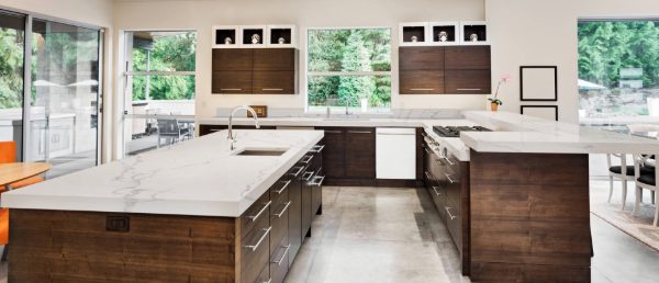 Statuary Classique Q Surface in Kitchen