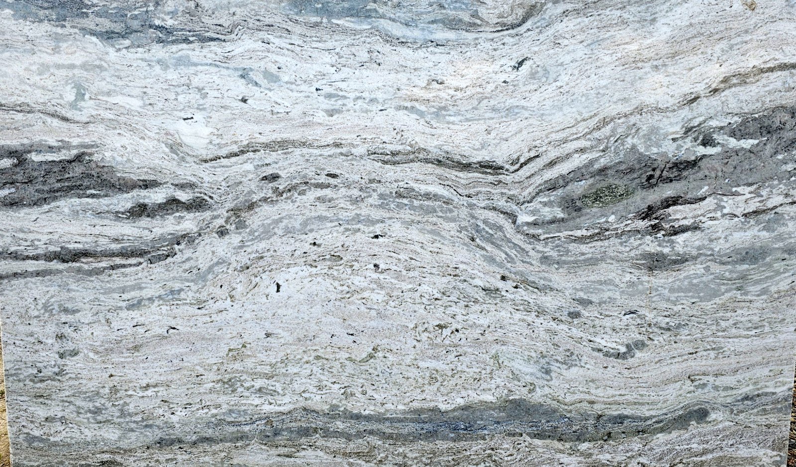 Fantasy Brown slab on the racks at Murphy Granite Outlet